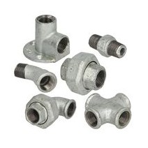 Malleable cast iron fittings galvanised