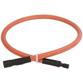Ignition cable, silicone, 450 mm, 4mm x 6.3 mm connection