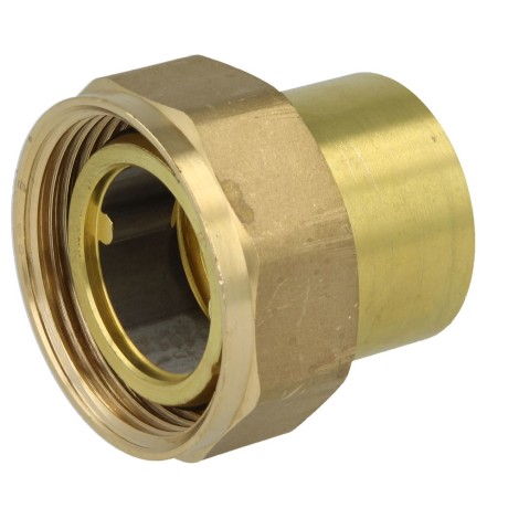 Screw joint for gas meter ball valve with 1" IT