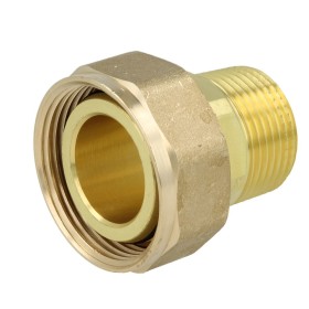 Screw joint for gas meter ball valve with 1" ET