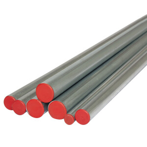 C-Stahl Rohr 15mm x 1,2 mm Stange 2 Meter