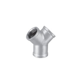 Stainless steel screw fitting Y-piece 1½“...