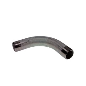 Stainless steel screw fitting bend 90° 1/2" ET/ET