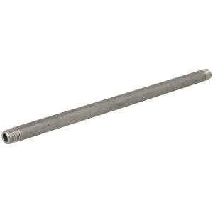 Edelstahl-Rohrdoppelnippel 200 mm 1/8 Zoll AG konisches...