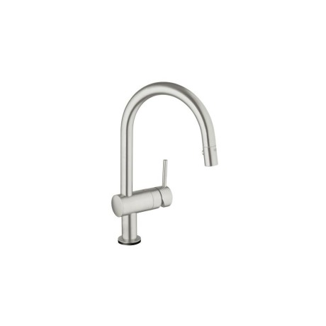 Grohe Electronic single-lever sink mixer Minta Touch C-spout 31358DC1