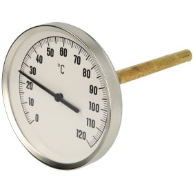 bimetaal-wijzerthermometer 0-120°C 150 mm sensor met...
