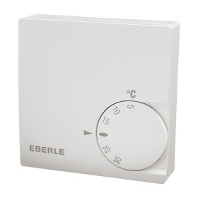 Room temperature regulator RTR-E 6722 Eberle, pure white