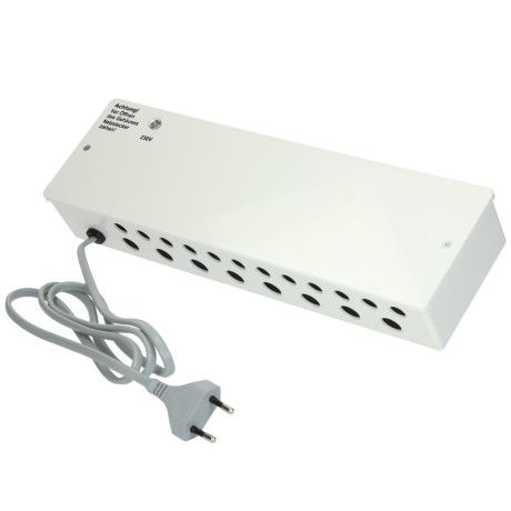 Eberle 6-channel terminal strip EV24 24 V ready to use with DIN rail