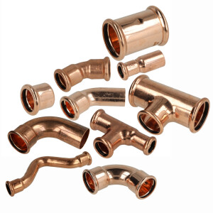 Kupfer Pressfittings M Kontur