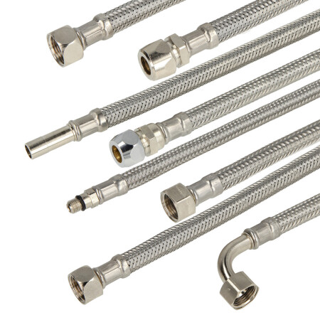 Flexible Verbindungsschl&auml;uche DN8 f&uuml;r Trinkwasser
