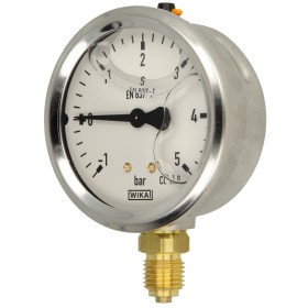 Glycerine pressure gauge ¼" radial