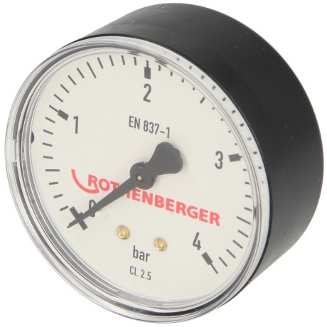 Manometer R ¼" for gas line tester Rothenberger GW 150/4