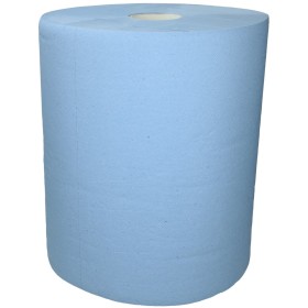 Poetsdoekrol blauw ca. 1000 vel 36 x 36 cm 2-laags