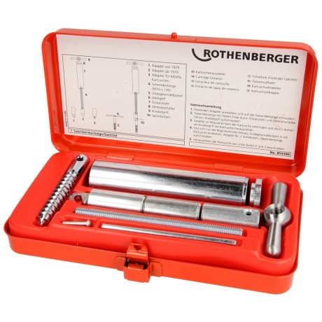 Cartridge extractieset Rothenberger 85.4390