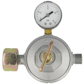 Medium pressure regulator M 61-V-G with pressure gauge,...