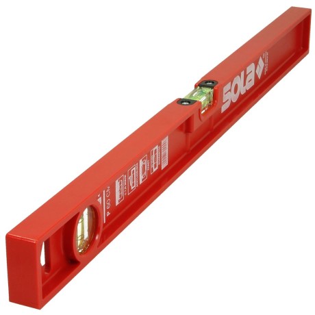 SOLA Spirit level P 60 made of special red plastic 1410801