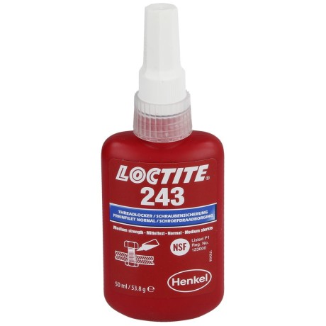 LOCTITE 243 DE/FR 50 ml bottle medium threadlocking
