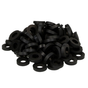Gummi-Quetschdichtungen 3/8 x 8 mm 3,5 mm stark 8 x 14 mm...