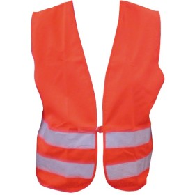 Safety vest according to EN 471 XXL polyester bright red