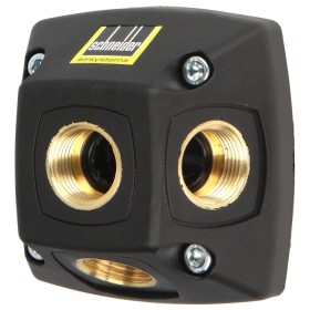 End distribution block TOP G 1/2" IT 3 x air inlet...