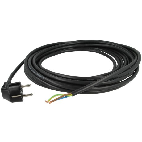 Connecting cable 10 m, with earthing safety plug, 230 V
