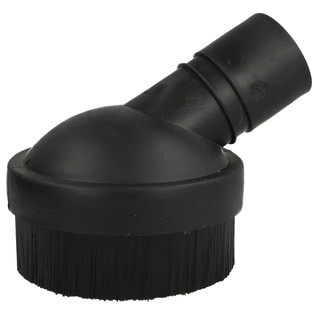 Dirt brush, rubber, with bristles Ø 38 mm, 125 mm wide