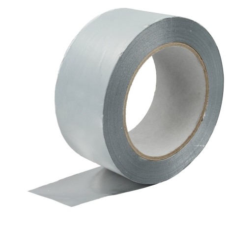 Alum. adhesive tape 50 mm wide roll length -40 up to 80°