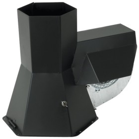 RS-180, chimney fan INJEKT stainless steel, black...