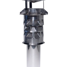 Chimney cowl Windkat Ø 130 with round plug-in stub...