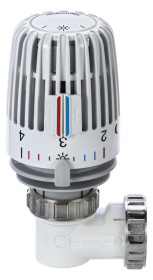Heimeier thermostatic head WK white 7300-00.500 angled form