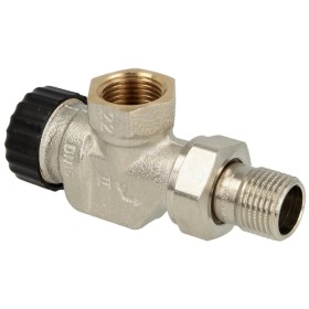 Heimeier Axial-Ventilunterteil 1/2 Zoll Rotguss...