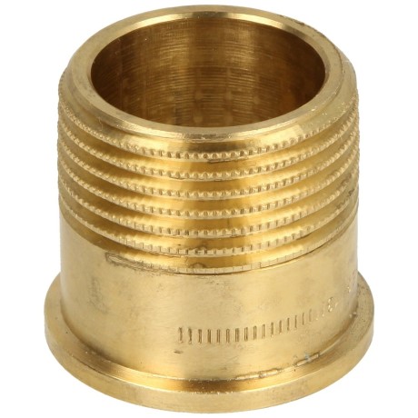 Heimeier connection nipple for flat-sealing 3-way valves 1"