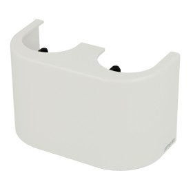 Simplex design omhulsel, wit voor 2-buis blokken, recht...