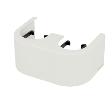 Simplex Simpleyx design cladding white for two-pipe tap blocks elbow F10094
