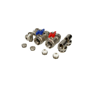 Verteileranschluss-Set f&uuml;r Heizungsverteiler