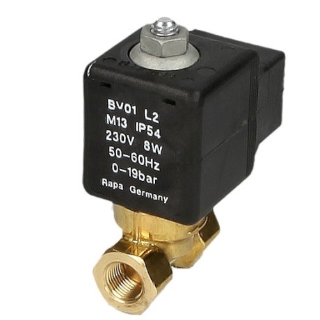 Rapa solenoid valve for heating oil EL BV0 1L2, ¼", closed when currentless