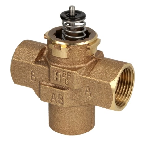 Three-way diverter valve VCZMH6000E, ¾" IT, Honeywell