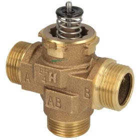 Three-way diverter valve VCZMQ6000, 1" ET, Honeywell