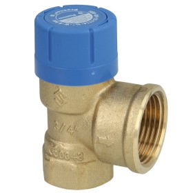 Safety valve f. water, ¾", 6 bar