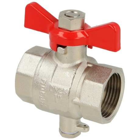 Ball valve 3/4" IT direct measurement injection point M10 x 1