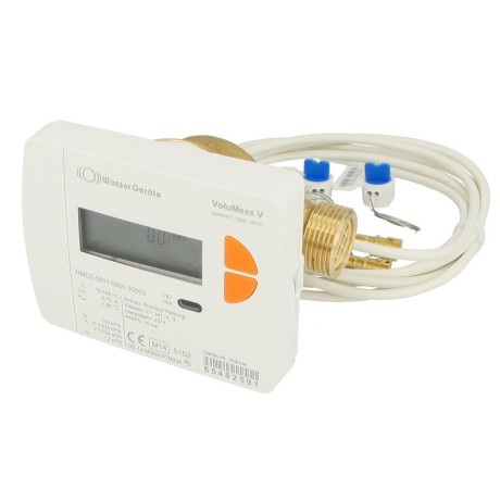 Electronic heat meter VoluMessIII Qn 0,6 - DN 20 - G 1/2" - 110 mm