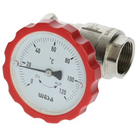 WESA-ISO-Therm pump ball valve 1" with thermometer...
