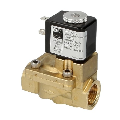 solenoid valve GSR D 4024/1002/.182 ¾", 230V, 50 Hz