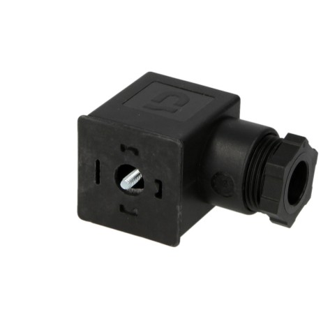 Connector plug acc. to DIN 43650, version 28 x 28, f. GSR solenoid valve