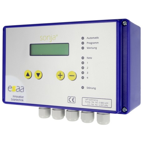 Solar controller SR-5 PWM complete package with 4x PT1000