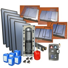 OEG Solar package 4plus in-roof 5 collectors