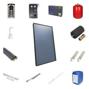OEG Solarpaket 4plus Flachdach 800 Liter Kombispeicher 4...