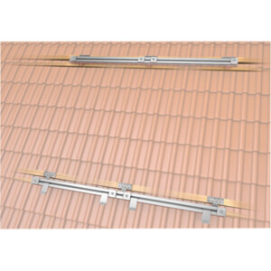 On-roof mounting set 4plus 10collectors tiled roof...