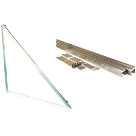 Flat-roof mounting set 4plus 5 collectors meander or harp...