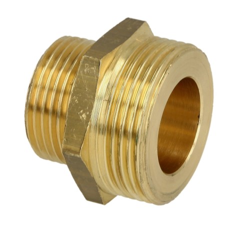 Reduction nipple 1/2" ET x 3/4" ET large contact surface for solar pipes